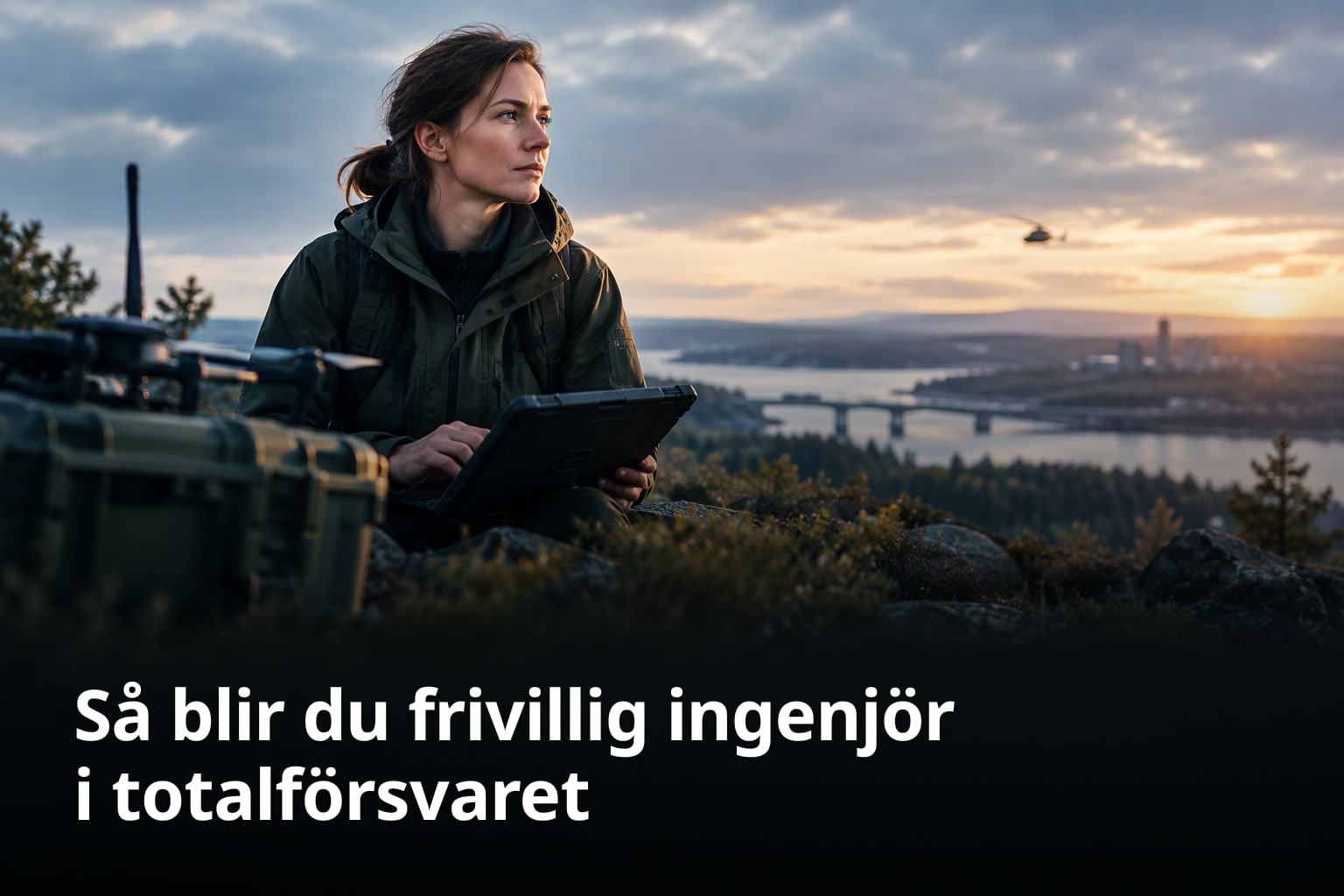 Så blir du frivillig ingenjör i totalförsvaret